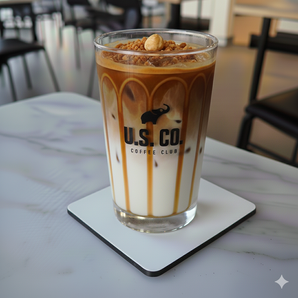 Iced Toffee Nut Latte